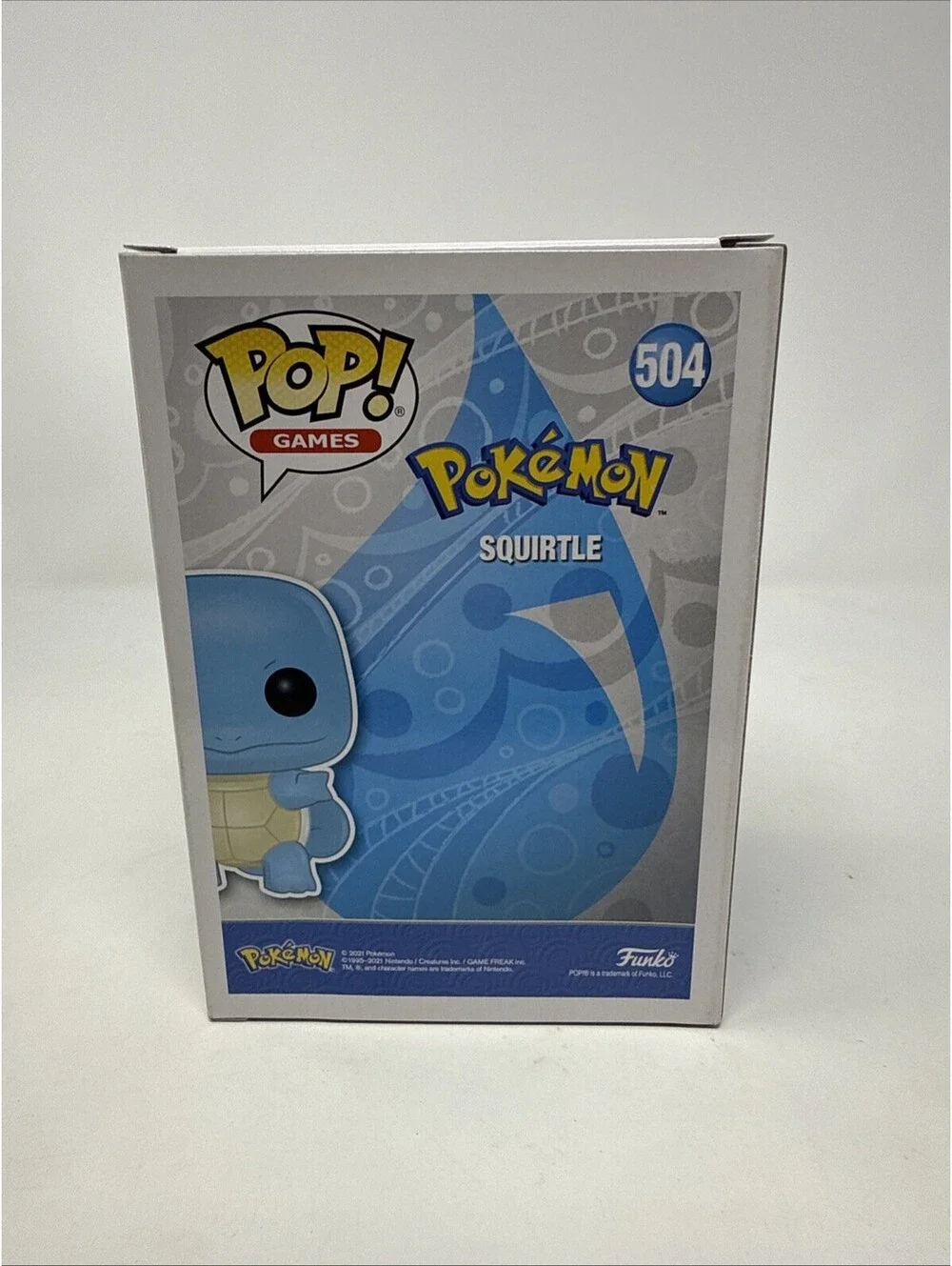 Funko Pop! Vinyl: Pokémon - Squirtle (Silver) (Metallic) #504